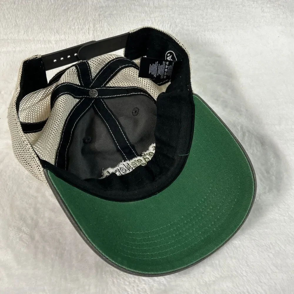 MortgageNerds.com Gray Mens Hat Adjustable Ball Cap Baseball